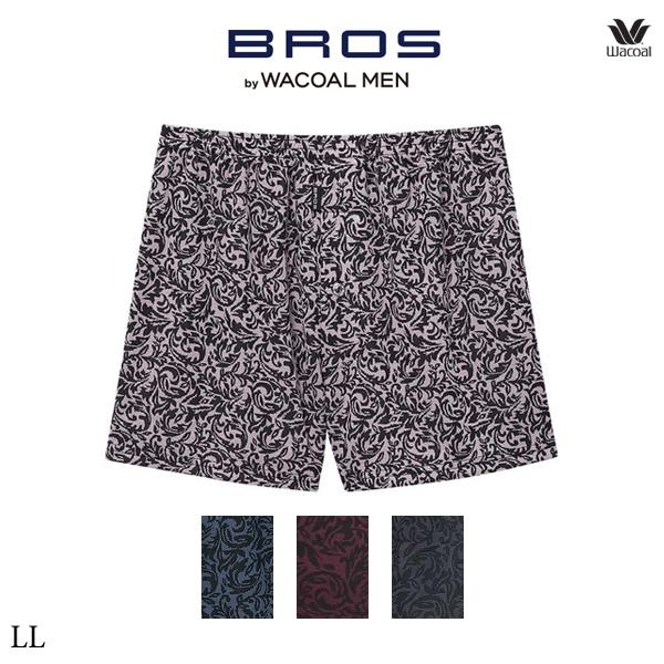 ワコール ブロス バイ ワコールメン BROS by WACOAL MEN ニットトランクス GT7111 LL 3L 前開き　ボタニカル柄