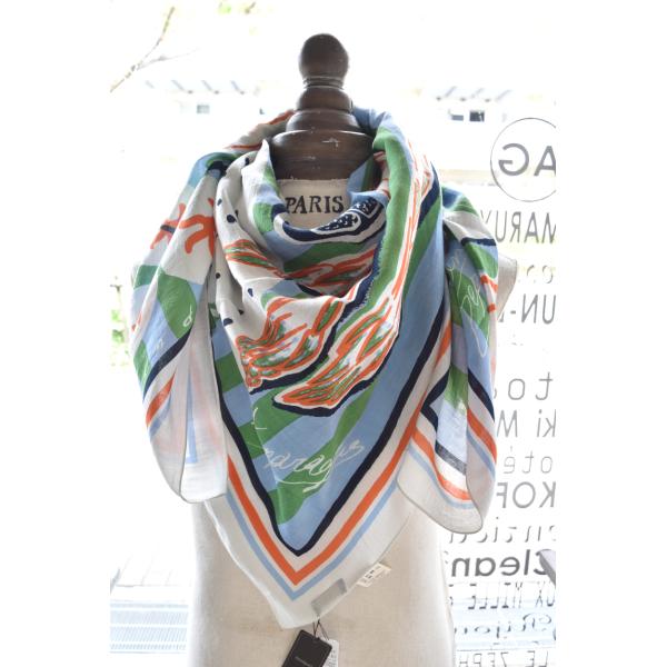 manipuri（マニプリ） 26S/S コットンシルクストール ベジ : junemie