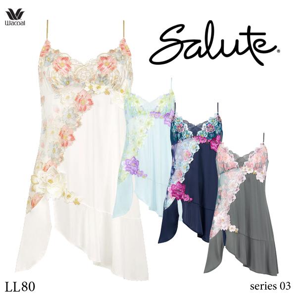 サルート（SALUTE） ワコール 03G スリップ STJ203 LL80丈 : インナー 