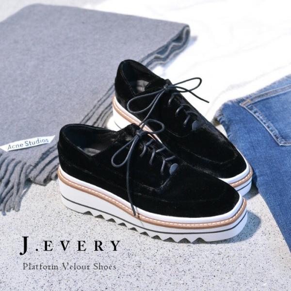 シューズ 厚底 オックスフォード 厚底シューズブラック 黒 Black ベロア J Every ジェイエブリー Buyee Buyee Japanese Proxy Service Buy From Japan Bot Online