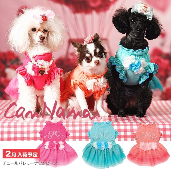 CanNana 犬服 春 夏 ワンピース キャンナナ チュールバレリーナ