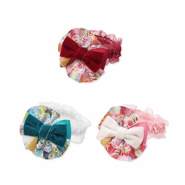 クリスマス短毛ファーシュシュ(リボン柄)わんちゃん猫ちゃん用 CanNana