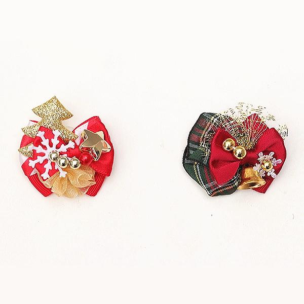 犬 リボン きゃんナナ クリスマス 数量限定 レッドクリスマスリボン