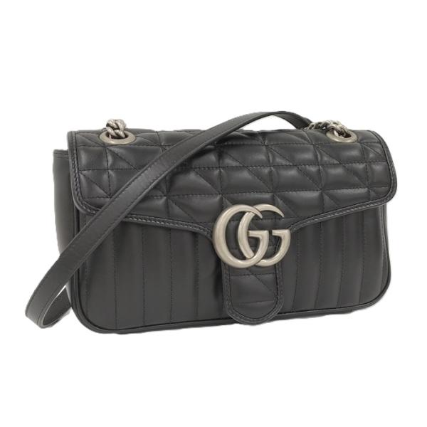 GUCCI（グッチ） チェーンショルダーバッグ GGマーモント キルティング