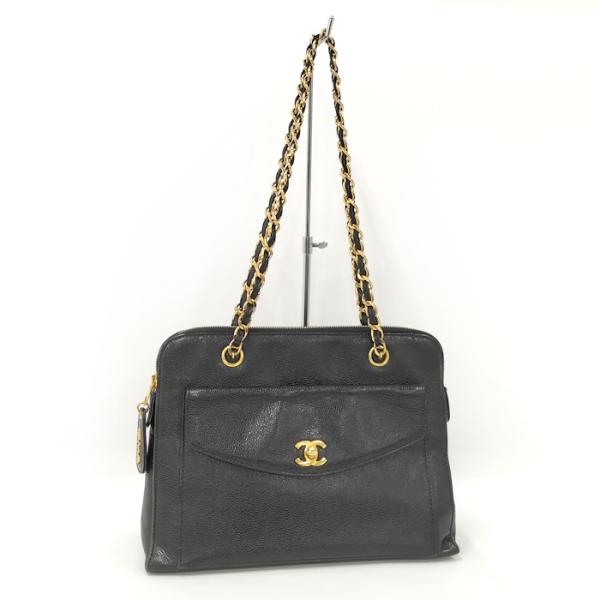 シャネル CHANEL バッグ ショルダーバッグ ブラック ゴールド ビコローレ ターンロック ココマーク チェーン CHANEL（シャネル） ココマーク チェーン ショルダーバッグ マトラッセ