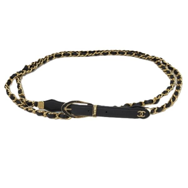専用♡美品♡ 正規品 CHANELチェーンベルトゴールドチェーン×本革 CHANEL（シャネル） 美品 チェーンベルト ココマーク 1984