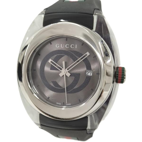 GUCCI（グッチ） 腕時計 SYNC シンク クオーツ SS ラバーベルト