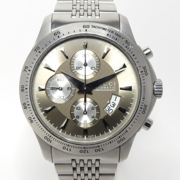 【中古】GUCCI G タイムレスコレクション XL 腕時計 メンズ クロノグラフ 自動巻き SS ブラウン文字盤 YA126213  :2002669259700020:ジャングルジャングル - 通販 - Yahoo!ショッピング
