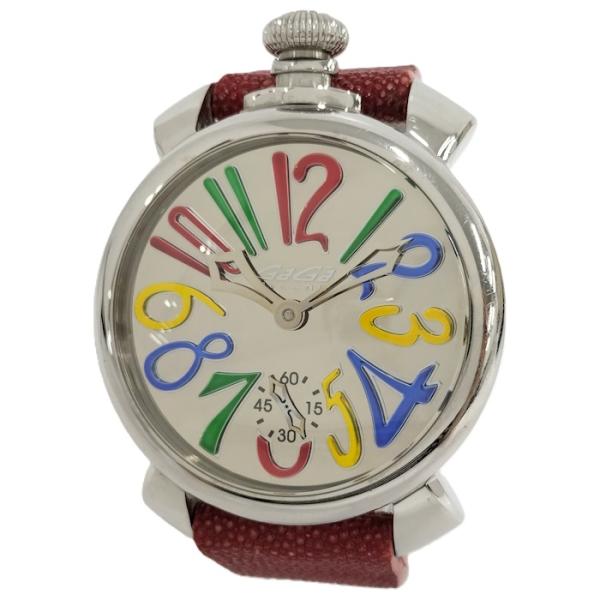 ガガ・ミラノ マヌアーレ48 手巻き GaGa MILANO マヌアーレ48 メンズ 腕時計 スモールセコンド 手巻き