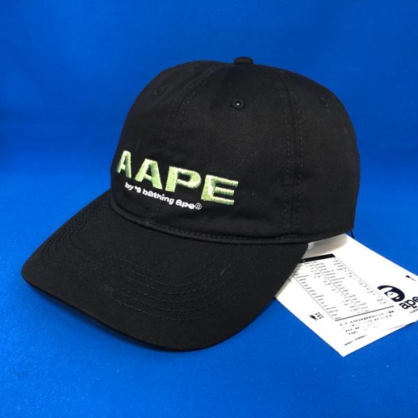 【ジャングルジャングル岸和田店】A BATHING APE メンズ キャップ AAPCPM4939XXG ブラック エーエイプ AAPE BY A BATHING APE（エーエイプバイアベイシングエイプ） A