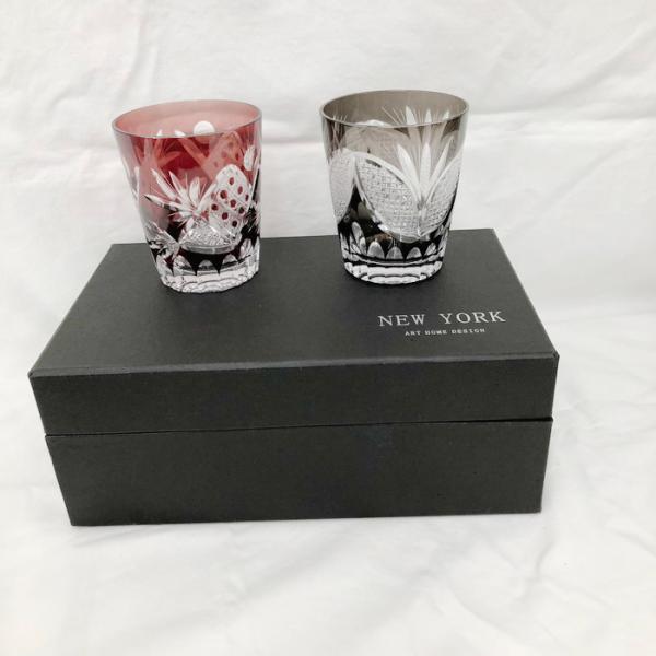 NEW YORK ART HOME DESIGN 切子 グラス ペアセット [jgg
