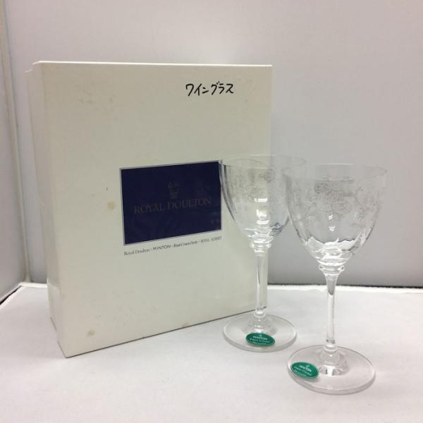 ミントンハドンホールクリスタル ペアワイングラス