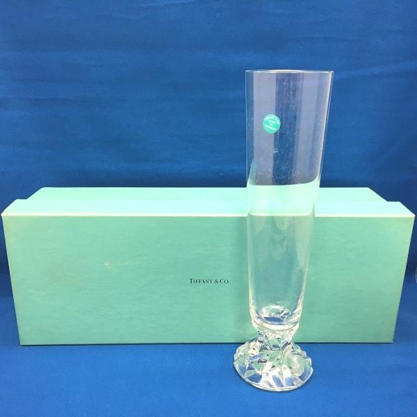 TIFFANY&Co. 【中古】ティファニー 花瓶 クリスタルガラス
