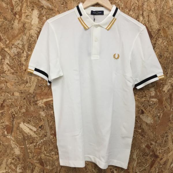 フレッドペリー ホワイト ポロシャツ 新品M FRED PERRY ポロシャツ 限定展開 PERRY/フレッドペリー The Fred