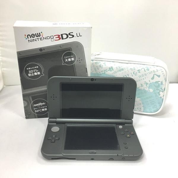 【中古】任天堂 Newニンテンドー3DS LL グレー RED-001[jgg5]