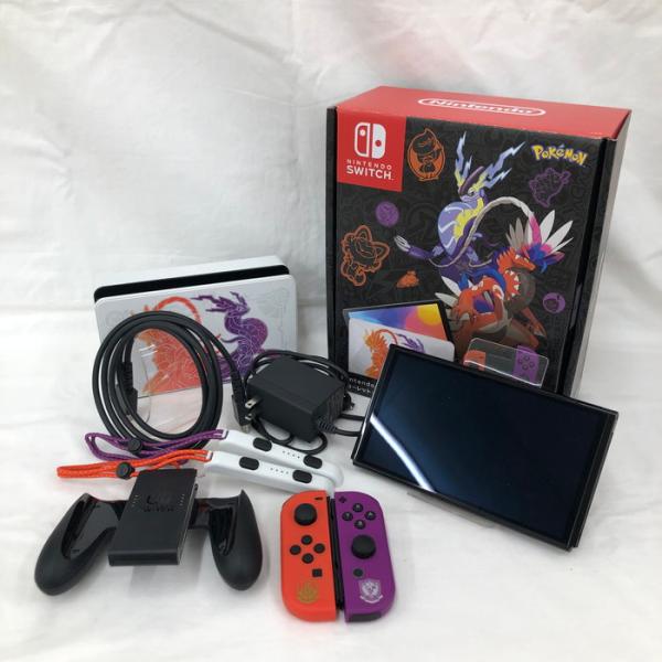 中古】Nintendo Switch 本体 有機ELモデル スカーレット