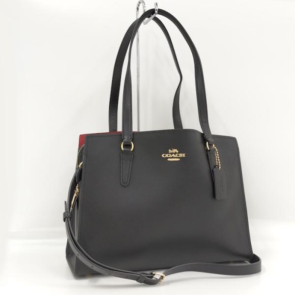 COACH コーチ ショルダーバッグ 2way COACH 2WAY ショルダーバッグ レザー ブラック C4078
