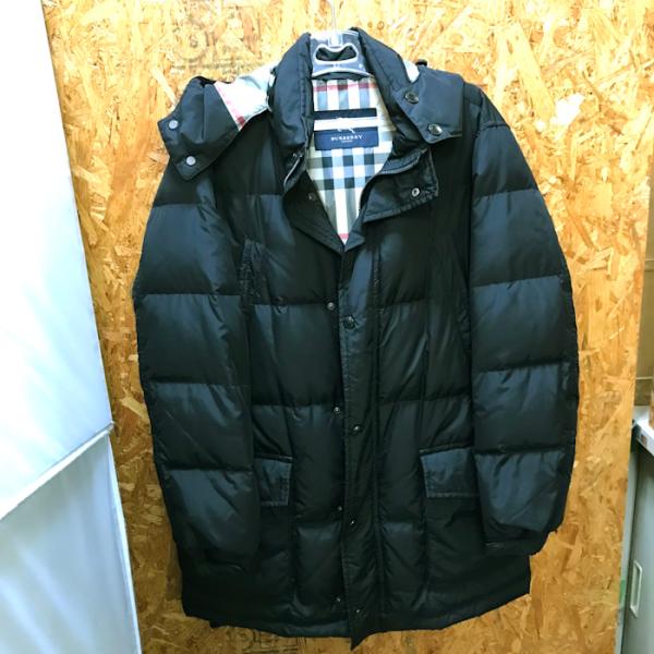 BURBERRY フード付きジャケット 黒 ウール コート L 40 BURBERRY フード付きジャケット 黒 ウール コート L 40