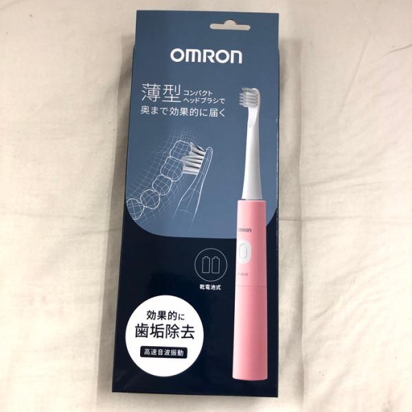オムロン（OMRON） 音波式電動歯ブラシ ピンク 乾電池式 替えブラシ