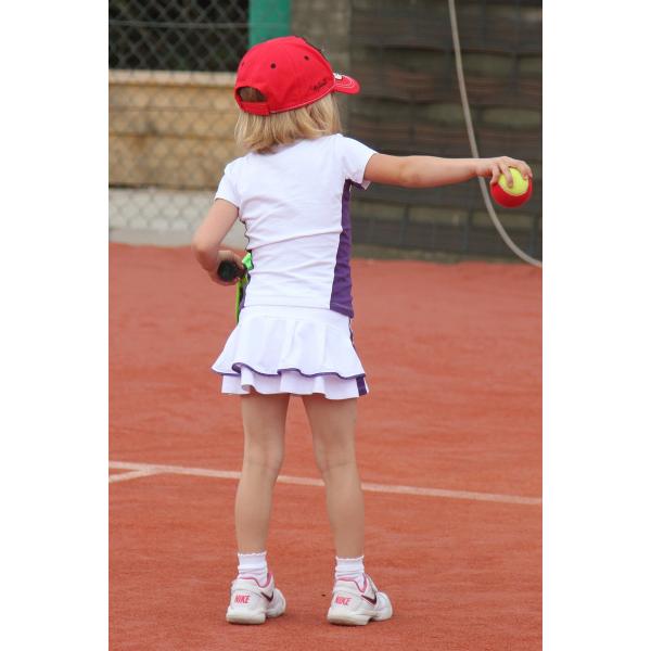 テニスウェア ジュニア 女の子用 3点セット 2ピース アンダースコート Dominika Tennis Outfit Purple Buyee Buyee Japanese Proxy Service Buy From Japan Bot Online