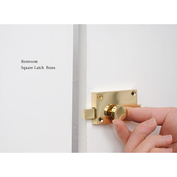 値引きする短納期 表示付 補助錠 鍵 補助錠 トイレ 表示錠 おしゃれ アンティーク調 ドア 住宅設備 レトロ アンティーク調 店 ラッチ Colors スライドラッチ レストルーム スクエアラッチ ブラス Hd700 Junk Rustic
