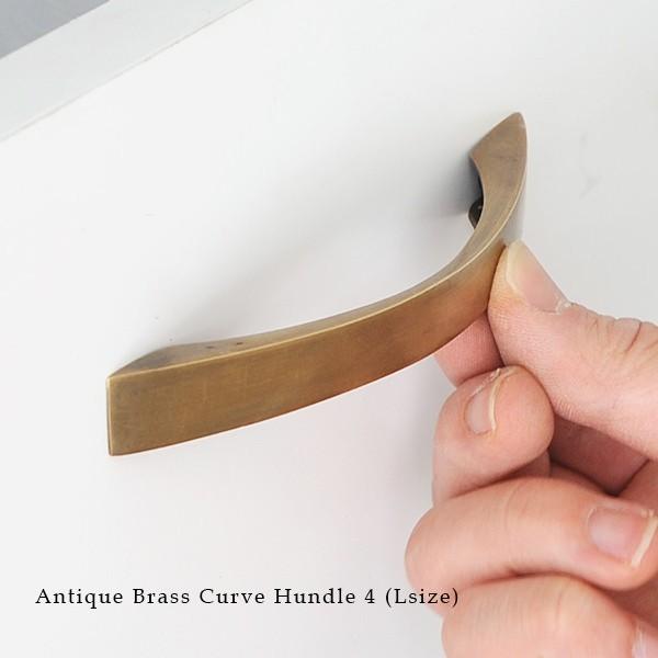 真鍮 ツマミ 取っ手 金具 引き出し ドア ハンドル 扉 つまみ アンティーク調 Diy アンティークブラス カーブハンドル4 L Hd750 Junk Rustic Colors Yahoo 店 通販 Yahoo ショッピング