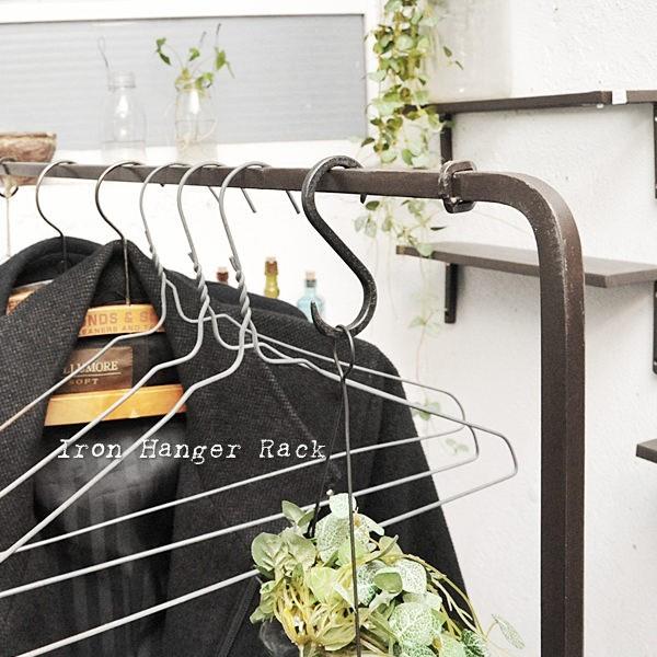 ハンガーラック おしゃれ インダストリアル オープンラック レトロ