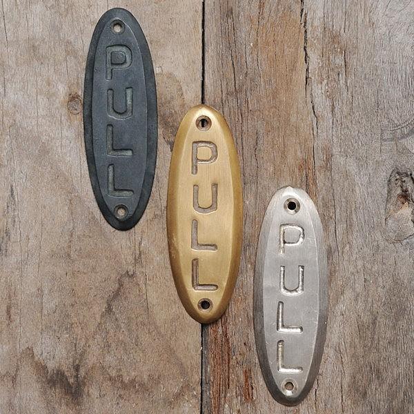 真鍮 サインプレート おしゃれ ドアプレート レトロ アンティーク調 ソリッドブラス オーバルサイン プル Inr7 Junk Rustic Colors Yahoo 店 通販 Yahoo ショッピング