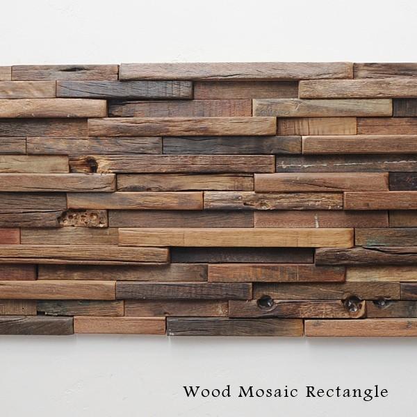 ウッドパネル おしゃれ 壁板 ウォールデコ レトロ アンティーク調 ウッドモザイク レクト Inr729 Junk Rustic Colors Yahoo 店 通販 Yahoo ショッピング