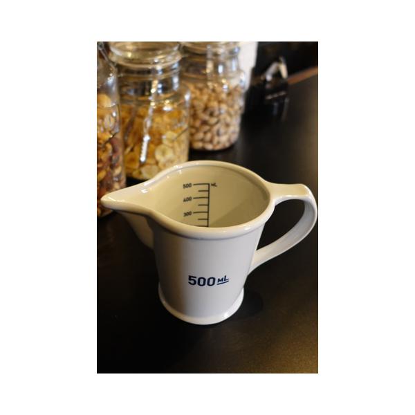 計量カップ 陶器 500ml おしゃれ カフェ レトロ アンティーク調