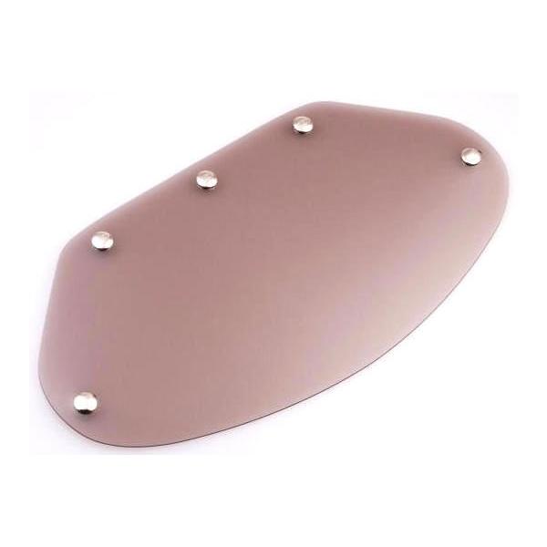 【DIN MARKET ディンマーケット】 ジェット ヘルメット用 コンペシールド コンペティションシールド COMPETITION SHIELD [ブラウンスモーク] 汎用品 SHM BUCO