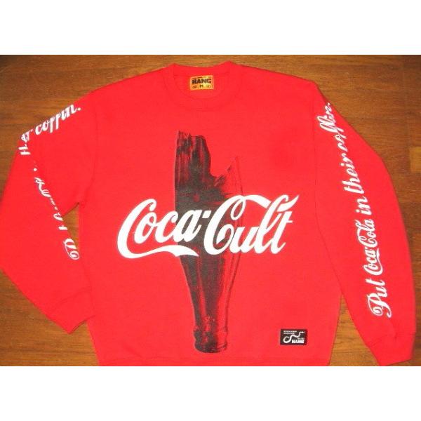 読売ヴェルディ　コカコーラ　長袖　スウェット　未使用 HANG ハング】ヘビーオンス 裏起毛 クルーネック スウェット
