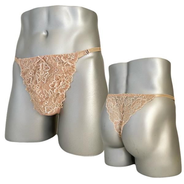 男性用下着 ブラジリアン チーキーショーツ 両Ｚタイプ mbcsh-8 ベージュ
