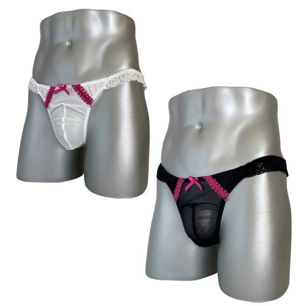 男性用スキャンティーブラック オフ ピンクフラワーシリーズ レース  日本製 Ｍ Ｌ XL 可愛い エレガント セクシーメンズショーツ 男性用パンティ ネコポス便可