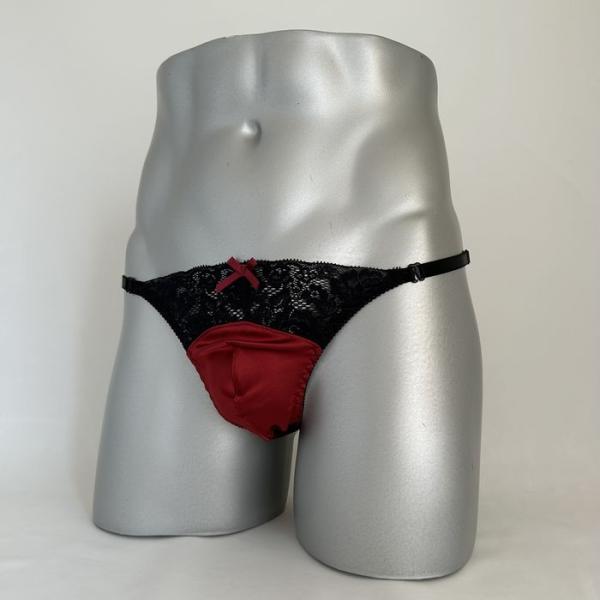 男性用下着 Ｔバックショーツ 両Ｚスキャンティー msk-511  ワインレッド
