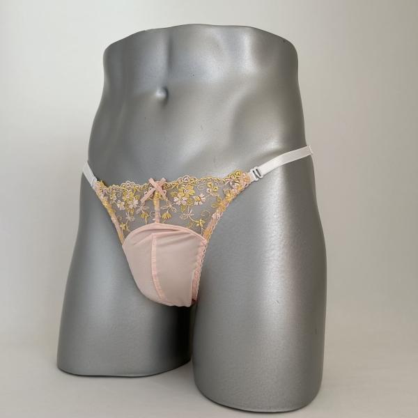 男性用下着両ZスキャンティーＴバック  msk-544  Peachシリーズ  ピーチ