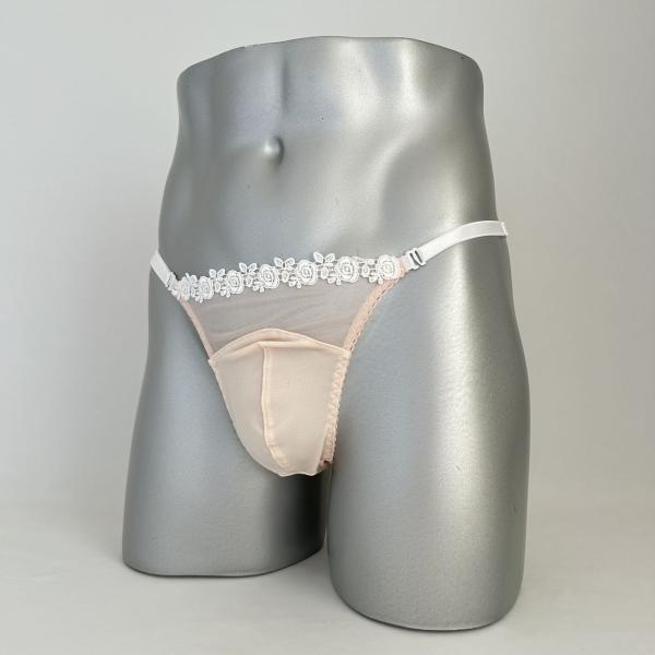 男性用下着両ZスキャンティーＴバック  msk-545 Peachシリーズ  ピーチ