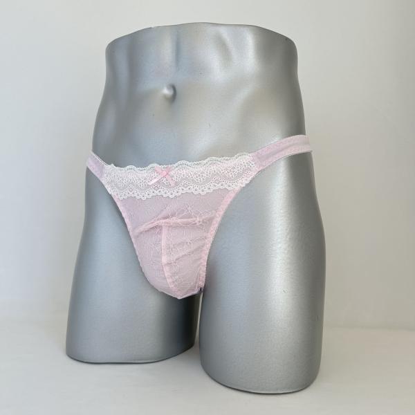 男性用下着 Tバックスキャンティー msk-553 テンダーシリーズ ピンク