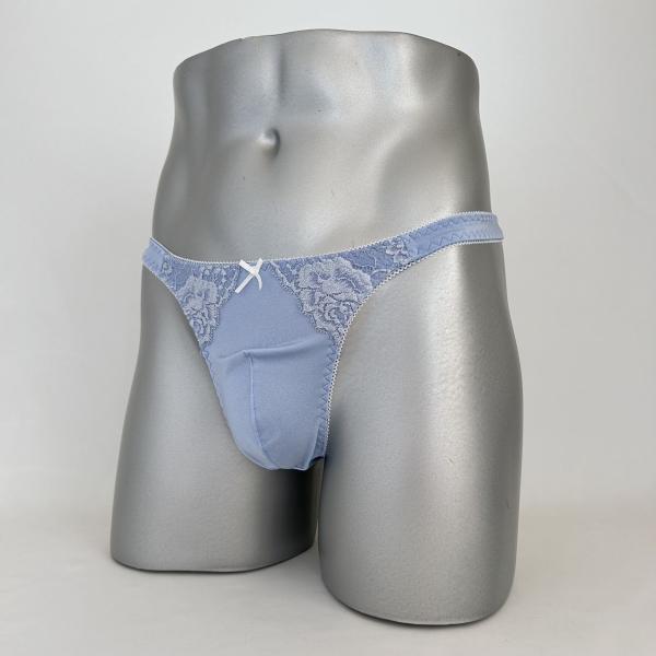 男性用下着Ｔバック スキャンティー msk-557 skyblueシリーズ スカイブルー