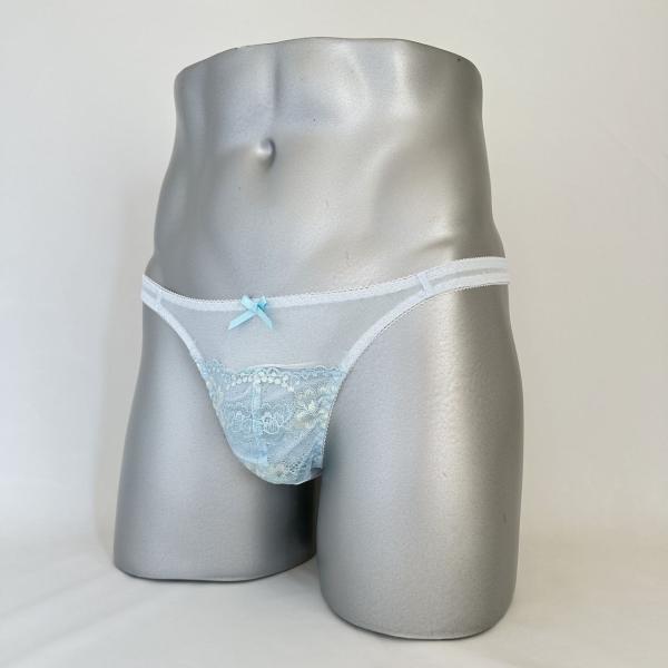 男性用下着Ｔバックスキャンティー msk-562ブルー