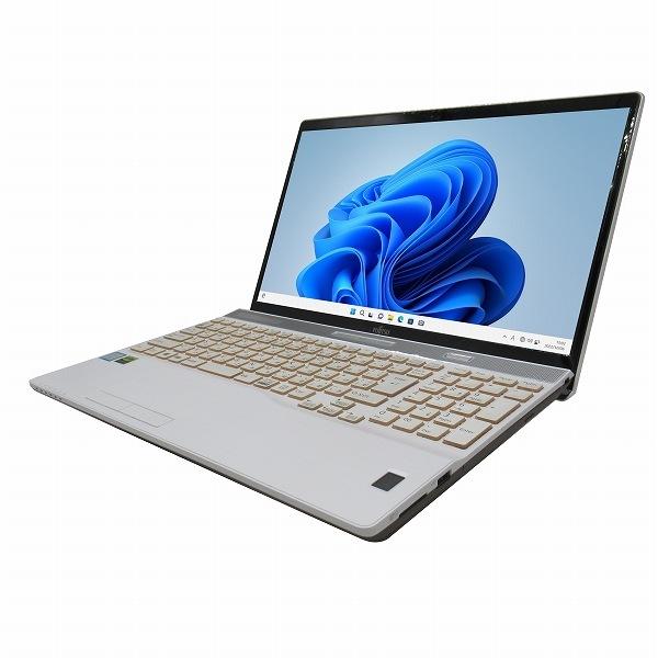 ノートパソコン core i7 windows11オフィス付き AH77/RB LIFEBOOK AH 6ヶ月保証 富士通 AH77/B3 ノートパソコン 第8世代 Core
