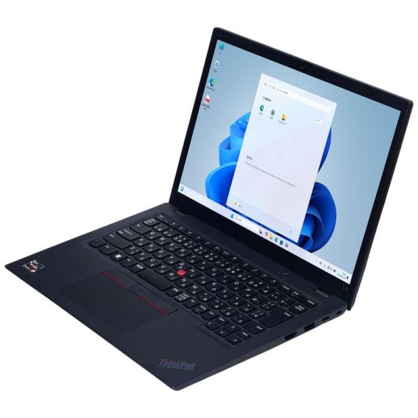 ノートパソコン lenovo ThinkPad L13 Gen4 中古 Windows11 64bit Ryzen3-7330U メモリ16GB 高速 SSD 無線LAN WEBカメラ フルHD+液晶 13インチ B5サイズ 20007154