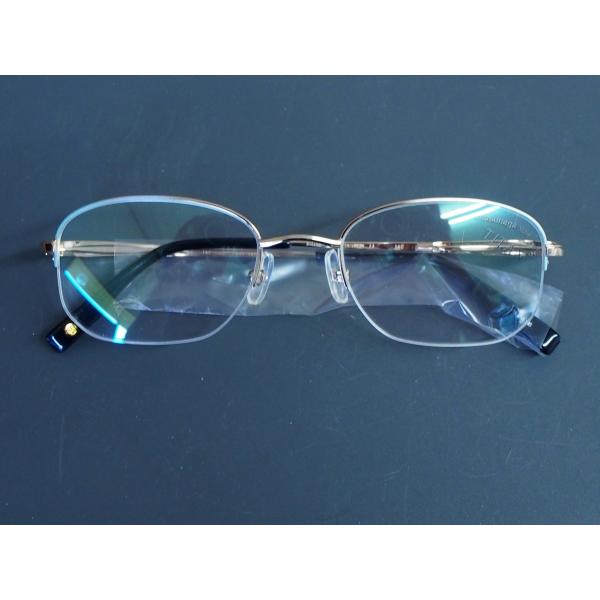 【中古】MASUNAGA 増永 サングラス メガネ アイウェア スクエア コンビ チタン ハーフリム カラーレンズ 度なし 未使用 増永眼鏡(株) masunaga 眼鏡 メガネフレーム 種別: ハーフリム