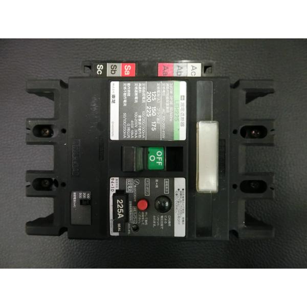 ♏中古♏日東漏電ブレーカーGE228NA225AF感度電流切替付