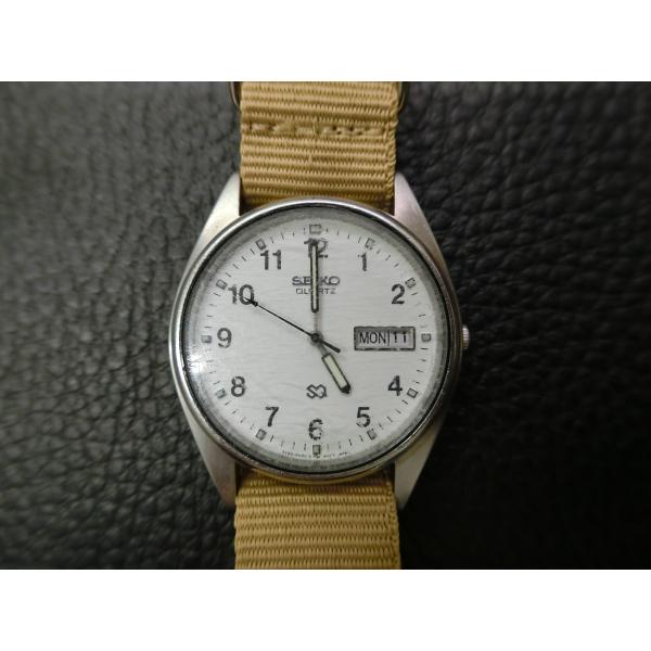 SEIKO（セイコー） クォーツ QUARTZ SQ アナログ時計 3針 デイデイト 