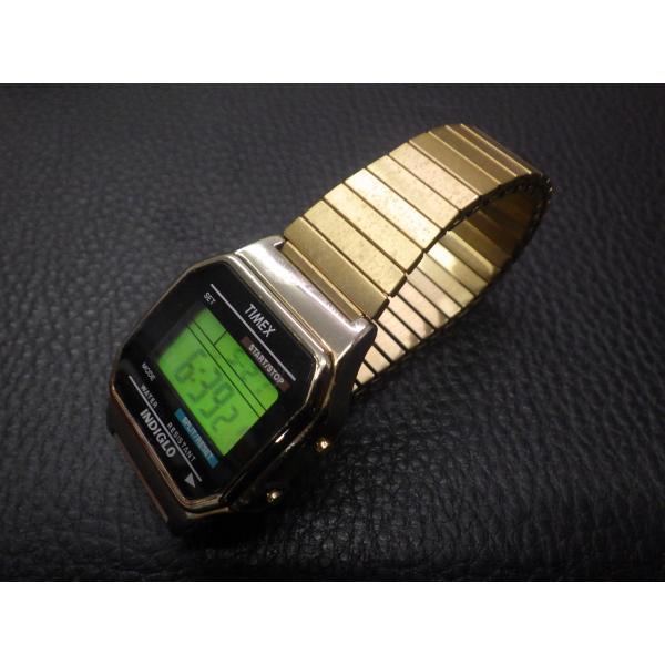 値下げしました。未使用、Timex インディグロクロノグラフ 時計 シルバー TIMEX（タイメックス） 中古 インディグロ TIMEX INDIGLO 管理No.41437