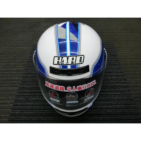 未使用 ハード HARD フルフェイス ヘルメット FULL FACE HELMET 白