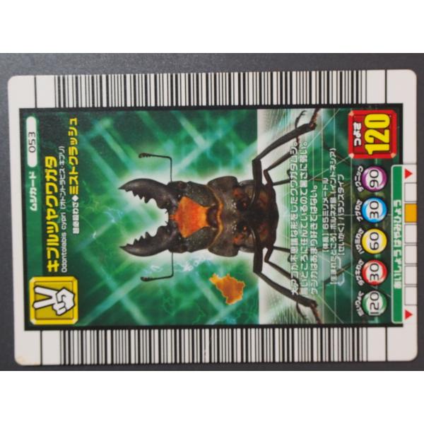 ムシキングカード ムシカード 甲虫王者ムシキング 2005セカンド＋ ムシカード 053 キプルツヤ