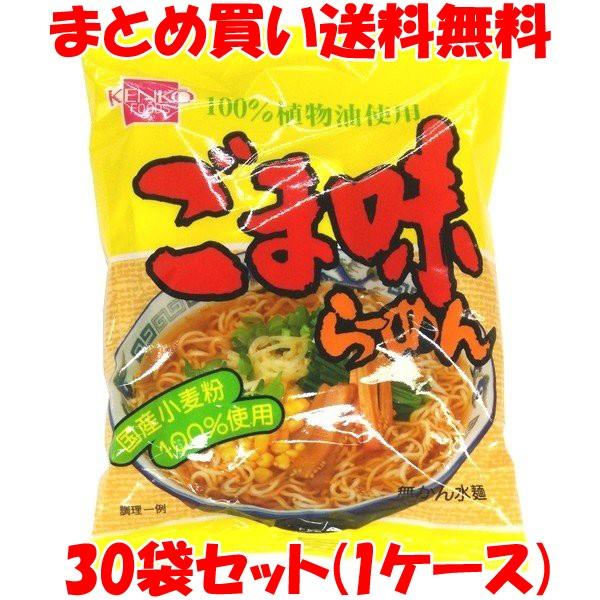 健康フーズ ごま味らーめん ラーメン らー麺 インスタント 健康フーズ 100g×30袋(1ケース) まとめ買い送料無料