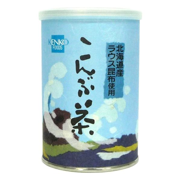 健康フーズ こんぶ茶 缶入り 80g